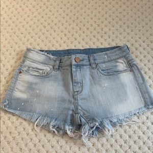 Blank NYC light wash jean shorts